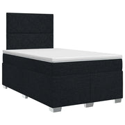 Letto box spring con materasso Nero 120 x 190 cm Tessuto 3453369