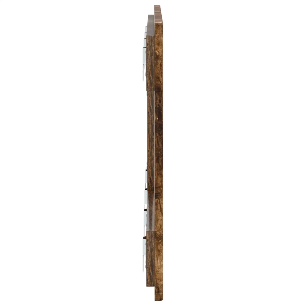 Testiera da Muro UTRECHT Rovere Fumo Legno ingegnerizzato 897850