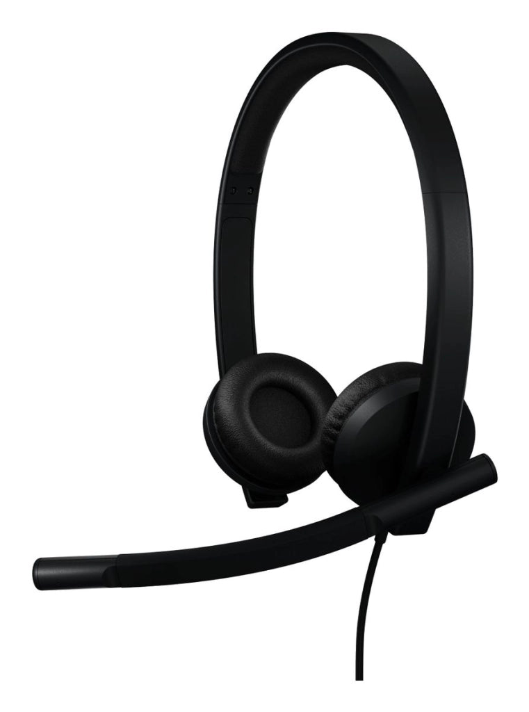 Usb headset stereo h570e - black - usb-a - 981-001430