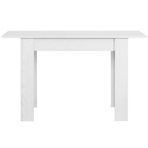 Tavolo Allungabile Cucina Sala Pranzo 110 a 150cm Bianco Frassinato Estensibile