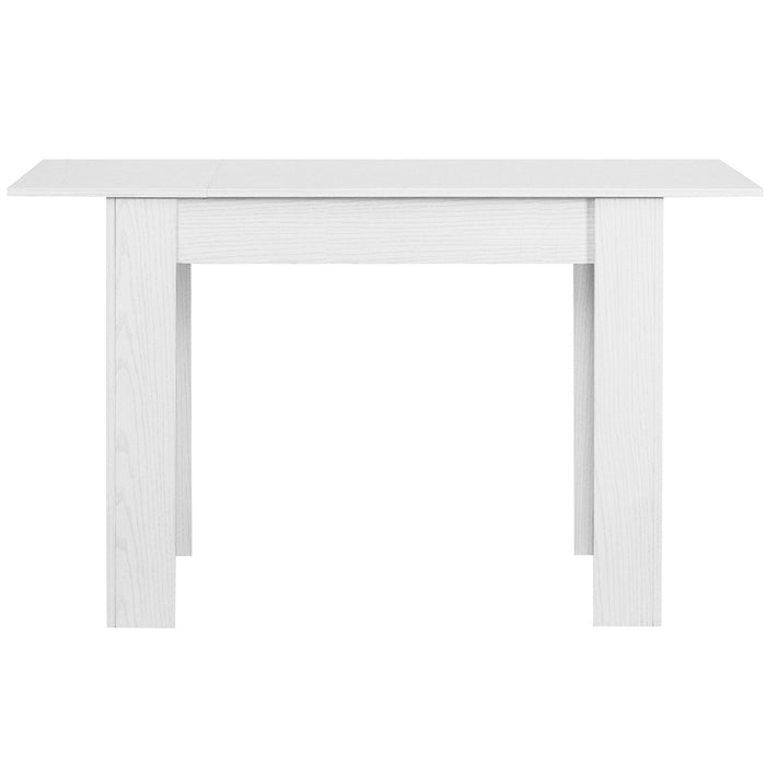 Tavolo Allungabile Cucina Sala Pranzo 110 a 150cm Bianco Frassinato Estensibile