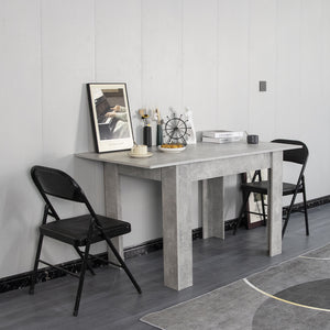 Tavolo Allungabile Cucina Sala Pranzo da 110 a 150x70x78 cm Cemento Estensibile