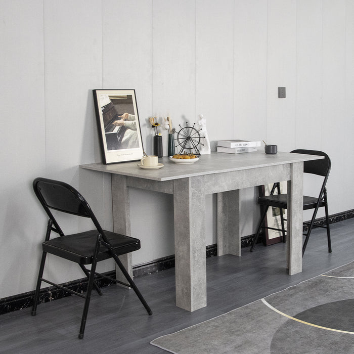 Tavolo Allungabile Cucina Sala Pranzo da 110 a 150x70x78 cm Cemento Estensibile