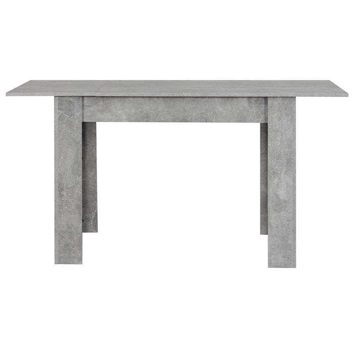 Tavolo Allungabile Cucina Sala Pranzo da 110 a 150x70x78 cm Cemento Estensibile