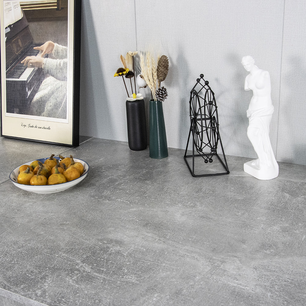 Tavolo Allungabile Cucina Sala Pranzo da 110 a 150x70x78 cm Cemento Estensibile