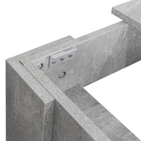 Tavolo Allungabile Cucina Sala Pranzo da 110 a 150x70x78 cm Cemento Estensibile