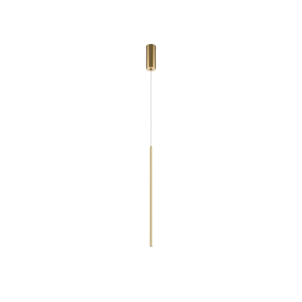 Maytoni Lampadario moderno Halo 1 luce LED integrato ottone alluminio