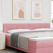 Testata LED Rosa Fattura A Bottoni 100 cm Velluto