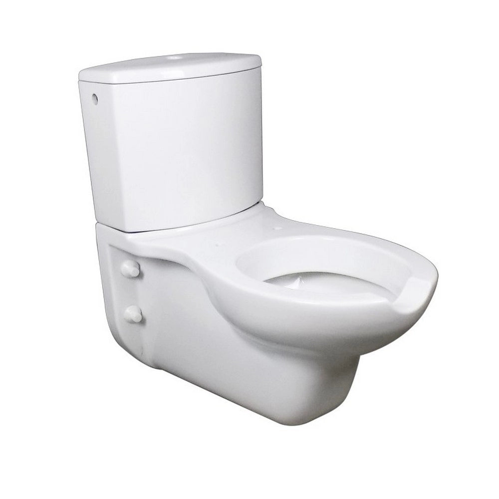 Vaso monoblocco sospeso da 77 cm serie open con cassetta in ceramica e apertura