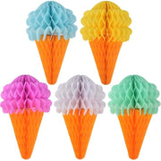 Decorazioni per Festa - Papierine per Decorazione - Set di 9 Decorazioni - Dimensione 17 cm - Ambientazione per Festa di Compleanno e Baby Shower - Ecocompatibile