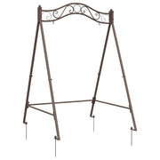Telaio per Altalena Marrone Antico 113 x 121,5 x 168 cm Acciaio CFW5858731
