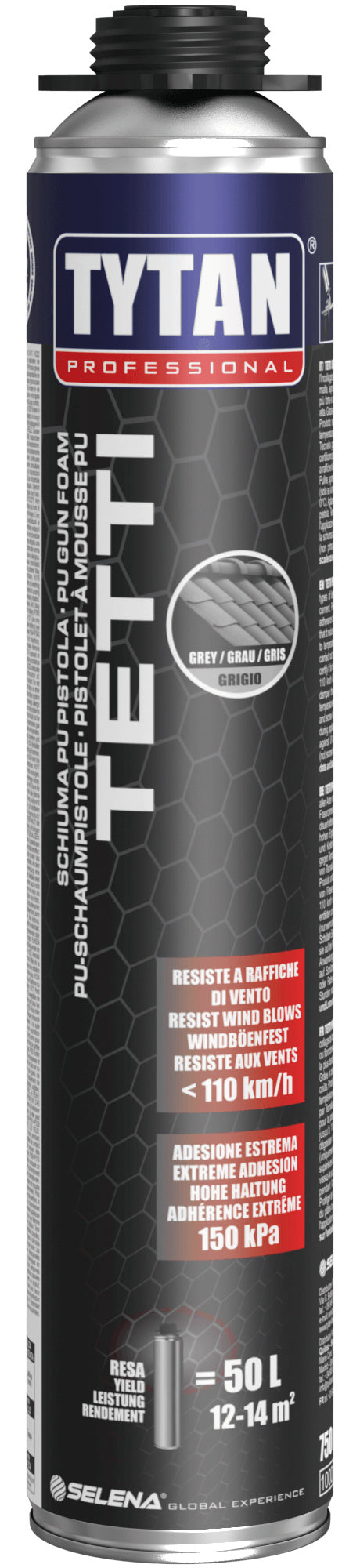 Tytan SCHIUMA POLIURETANICA TETTI PER PISTOLA ml. 750 12.00 pz