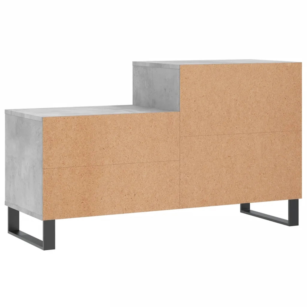 Scarpiera-Scaffale per scarpe Grigio Cemento 102x36x60 cm in Legno Multistrato 542590