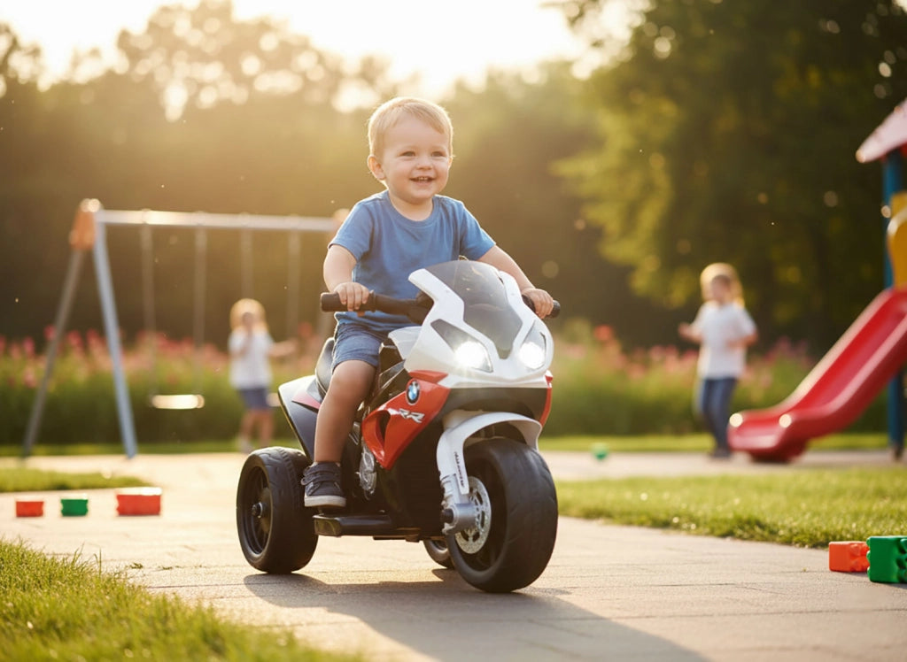 Moto Elettrica per Bambini Licenza Ufficiale BMW S1000RR Rosso
