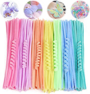 100 metri di filo di rasoio a righe color macaron per bambini, attrezzi per fai da te e decorazioni.
