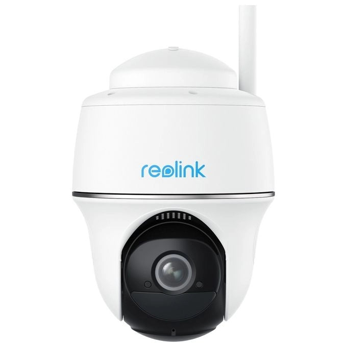 Reolink BWPT2K05 Argus Series B430 Telecamera IP Wi-Fi a batteria solare 5MP Pan Tilt visione notturna audio 2 vie colore Bianco