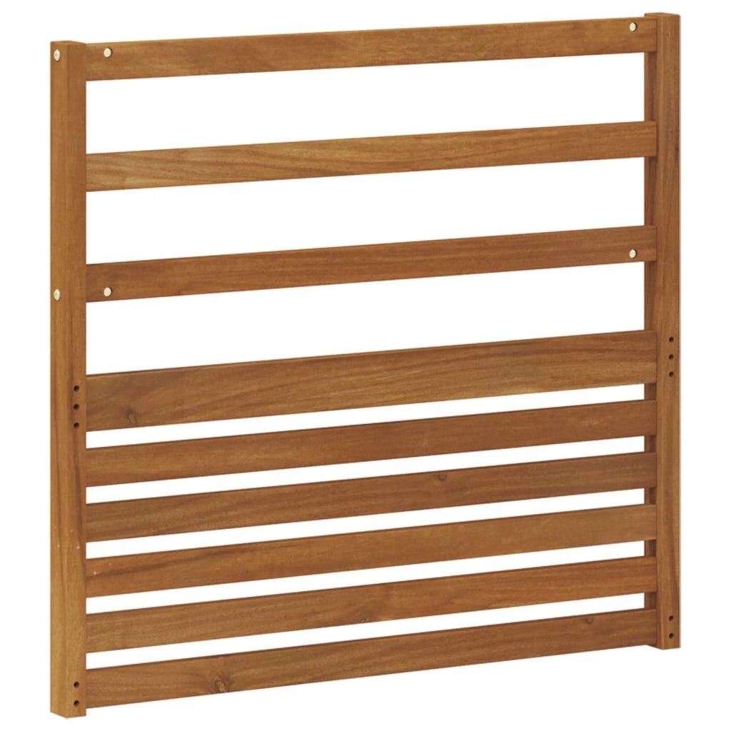 Bracciolo 2 pz Naturale 79 x 4 x 73 cm Legno di Acacia Massello 900585