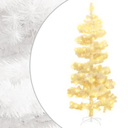 Albero di Natale a Spirale con Base e LED Bianco 180 cm PVC