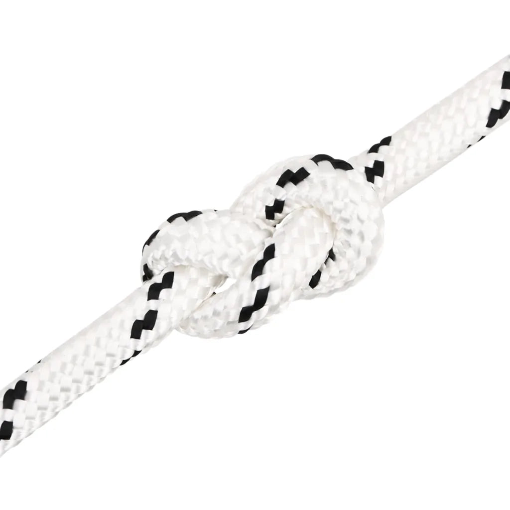 Corda Intrecciata per Barca Bianca 20 mm x 50 m Poliestere cod mxl 41382