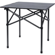 Trade Shop - Tavolo Pieghevole Da Esterno Portatile Da Campeggio Giardino Balcone Pic Nic Nero 632833 -