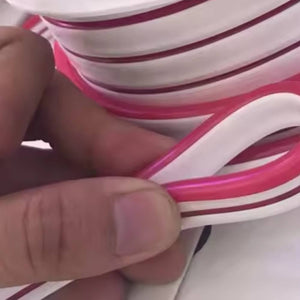 Striscia led flex 12v 6w colore rosso vendibile al metro per interni lineari