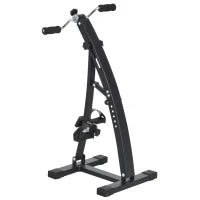 Pedaliera Braccia e Gambe da Divano o Poltrona con Schermo LED, Altezza e Intensità Regolabile, Nero, 40x42.5x100cm