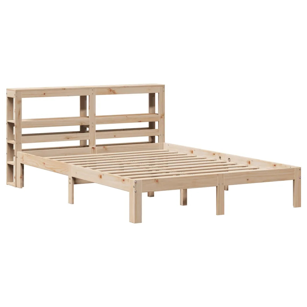 Giroletto con Testiera 120x190 cm in Legno Massello di Pino