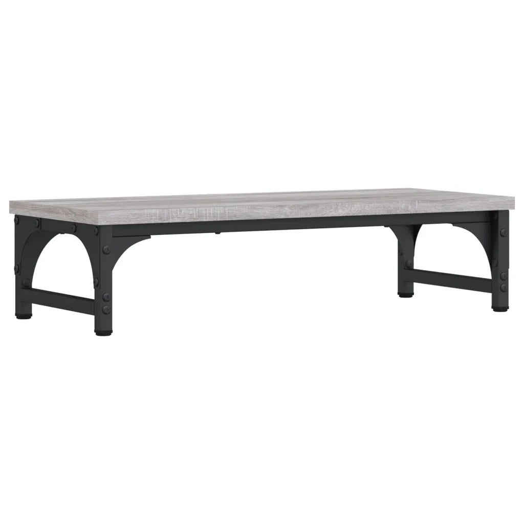 Supporto per Monitor Grigio Sonoma 55x23x14cm Legno Multistrato 834003