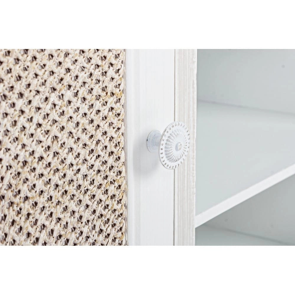 Credenza MDF Impiallacciato Bianca Moderna da Interno - EVERETT