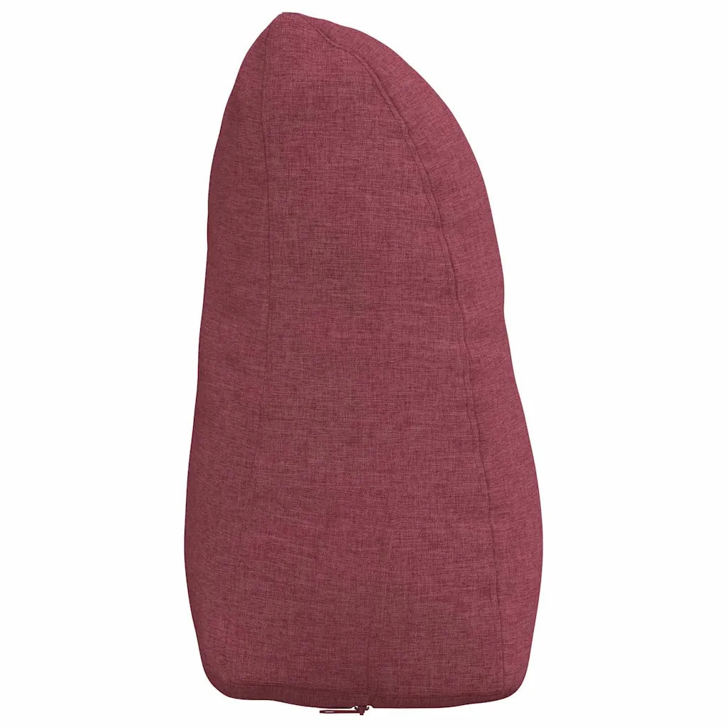 Cuscino per Schiena | Cuscino dorsale Rosso Vino 45 x 24 x 50 cm Tessuto