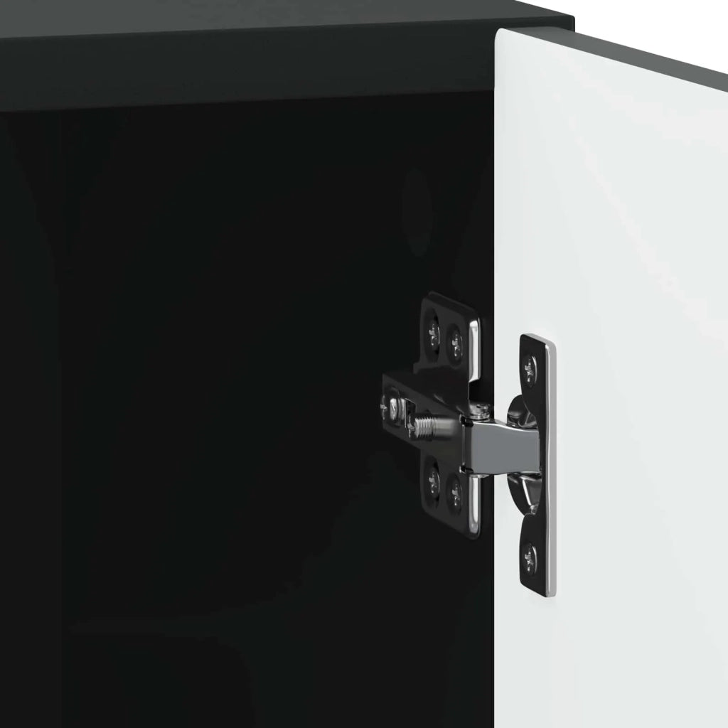 Armadio da Notte 2 pcs Nero 43 x 34,5 x 50 cm 893878