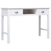 Scrivania | Tavolo da Ufficio Bianca 110x45x76 cm in Legno