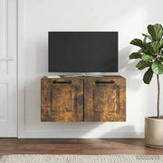Mobile Porta TV da Muro Rovere Fumo 59,5 x 41 x 30 cm 899360