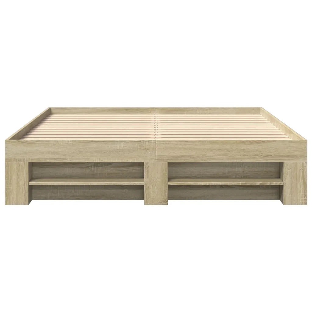Giroletto senza Materasso Rovere Sonoma 150x200cm in Truciolato 3295466
