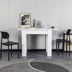 Tavolo Allungabile Cucina Sala Pranzo  da 90 a 120 x60x78cm Bianco Estensibile