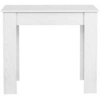 Tavolo Allungabile Cucina Sala Pranzo da 90 a 120cm Bianco Frassinato Estensibile