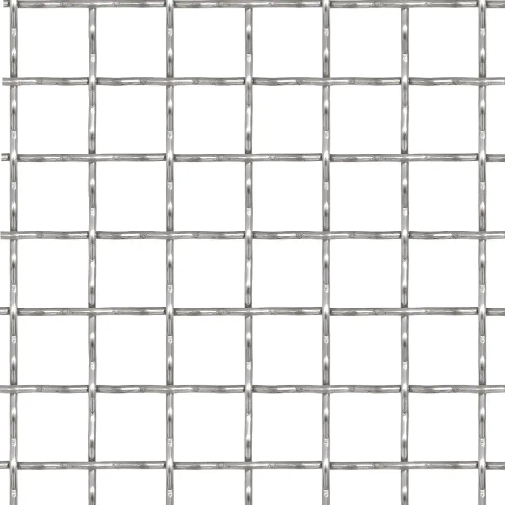 Recinzione in Rete Modulare in Acciaio Inox 50x50cm 21x21x2,5mm