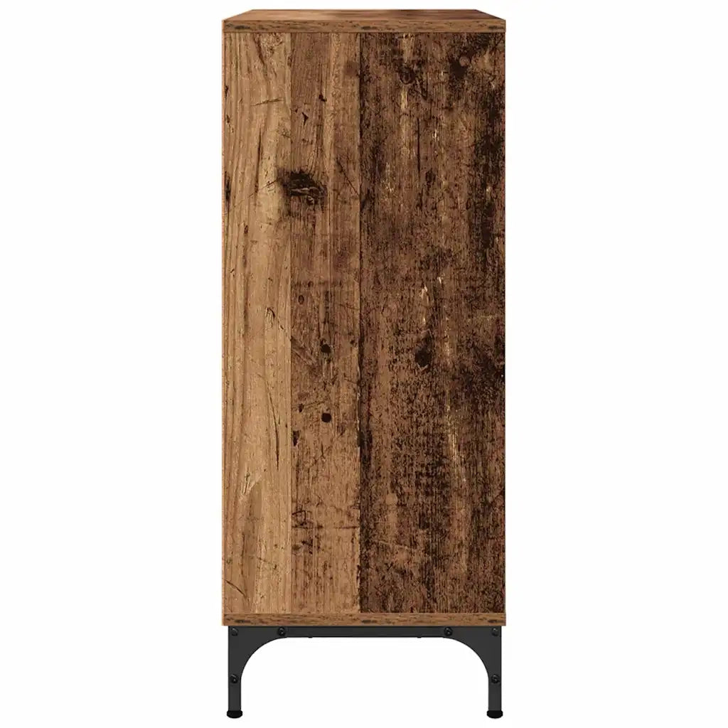Credenza | Madia | Buffet da pranzo | Armadio da pranzo Legno vecchio 79,5 x 33 x 82 cm Legno multistrato