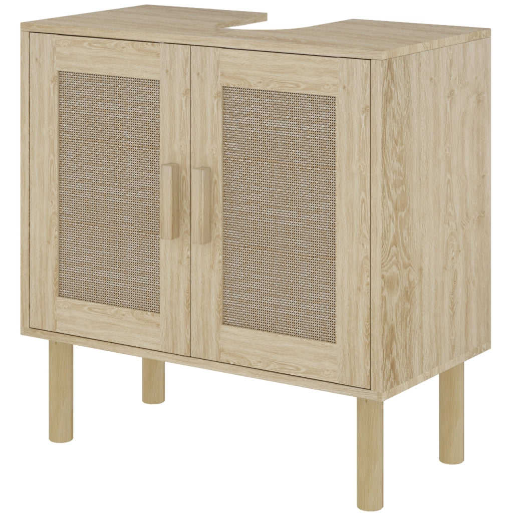 Mobile Sottolavabo Bagno ¨C Zephmum ¨C Rovere 60x30x60