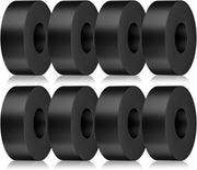 Set di Pads di Isolamento in Gomma da 8 pezzi per Demagnetizzazione - 4cm di Diametro - Isolamento Antivibrazionale Meccanico - Anelli Isolanti - Gomma - Ø 1,2cm ID, 1cm di Diametro