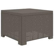 Divano da Giardino a 1 Posto Aspetto Rattan PP Grigio Chiaro 8011759