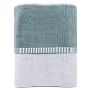 Sazalo, Telo Bagno 100% Cotone Reversibile, Grigio Chiaro