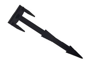 CHIODO FERMA TELO IN NYLON E FIBRA DI VETRO NERO- - mm.165 - testa mm.45x25 - conf. pz.100 - 1 busta T-REX