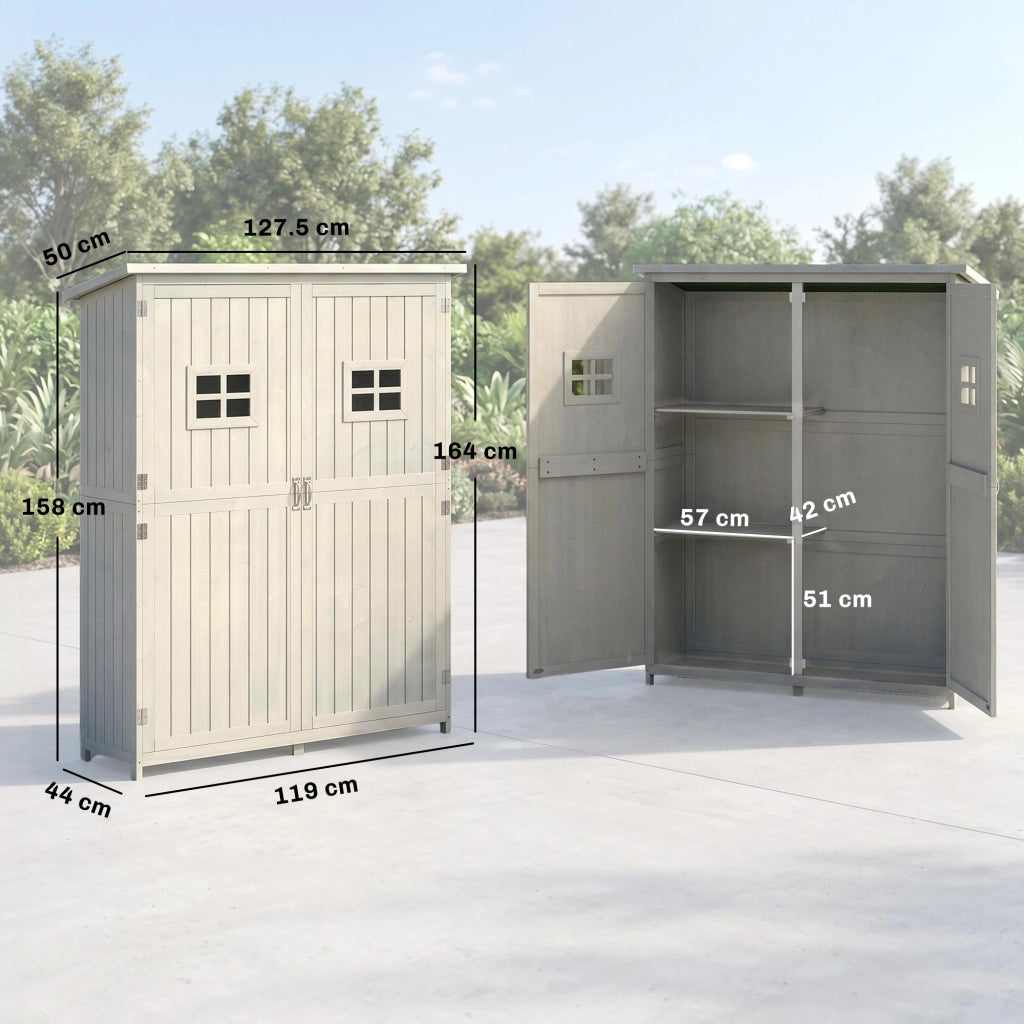 Casetta da Giardino in Legno ¨C zephmum ¨C 127.5x50x164 cm