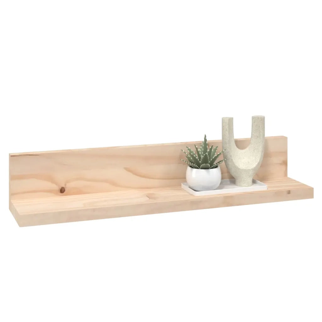 Mensole da Parete 2 pz 50x11x9cm in Legno Massello di Pino cod mxl 33319