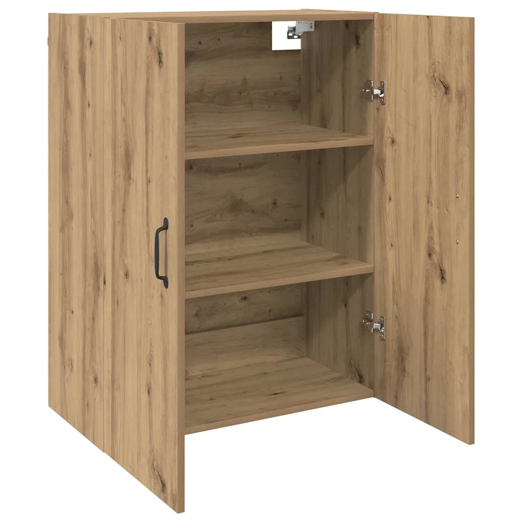 Mobiletto a muro 2 pcs Rovere artigianale 69,5 x 34 x 90 cm