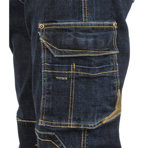 Pantalone da lavoro 4 tasche elasticizzato resistente cotone quarteira cofra *** taglia- 46, confezione 1