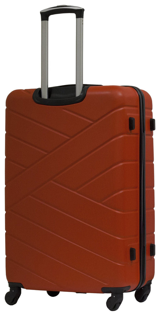 Trolley Valigia Grande Rigida in ABS 4 Ruote TSA Ravizzoni Giove Rosso