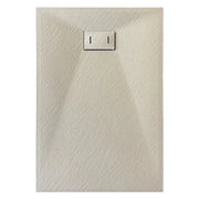 Piatto Doccia 80x120x2 6 cm Tortora Effetto Pietra mod. Strong