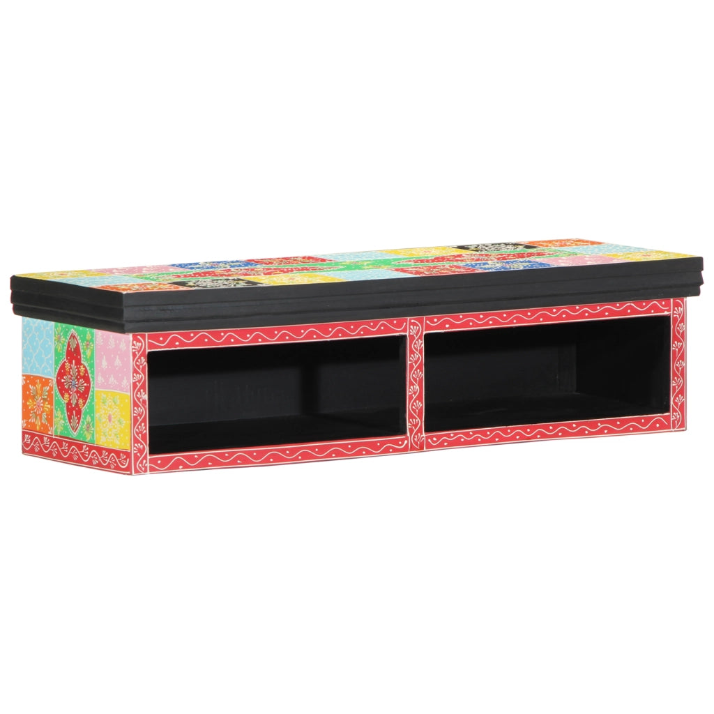 Mobile TV da Muro Multicolore 80x30x22 cm in Legno Ingegnerizzato